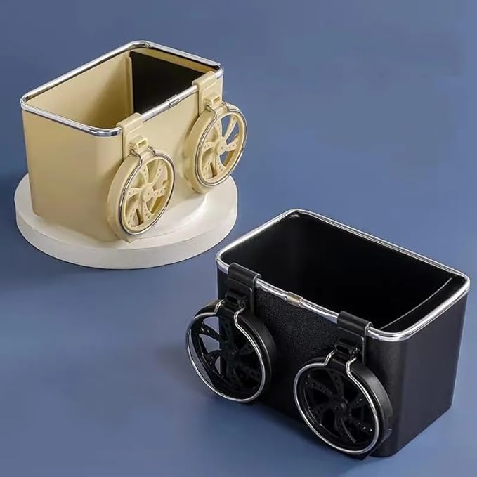 Storage Box with 2 Foldable Cup Holder