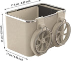 Storage Box with 2 Foldable Cup Holder