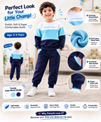 Tracksuit for Boys (Blue, 3-4 Years)