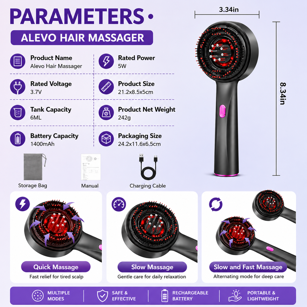 Hair massager