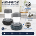 2-in-1 Liquid Soap Dish Scrubber (2 Pack)