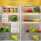 Refrigerator Storage Containers Boxes Pack of 4
