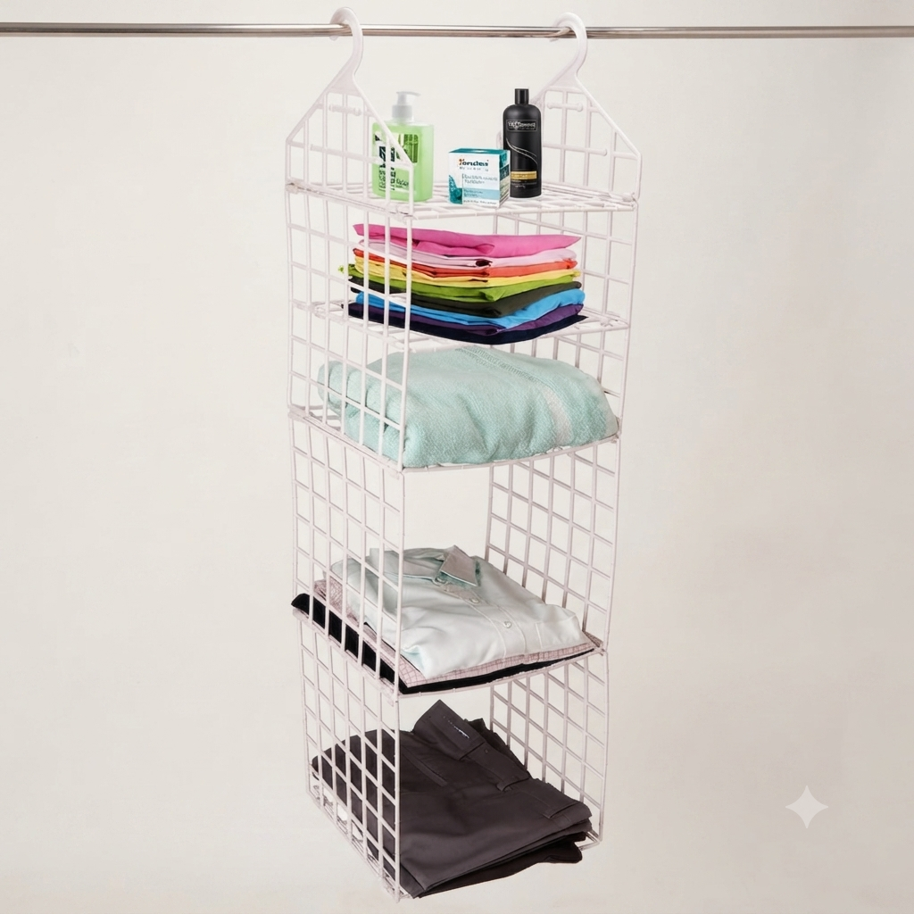 5 Layer Folding Clothes Storage