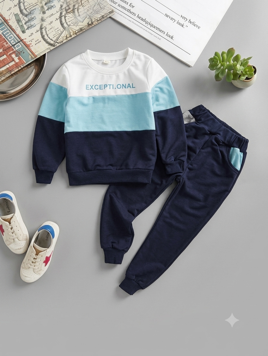 Tracksuit for Boys (Blue, 3-4 Years)