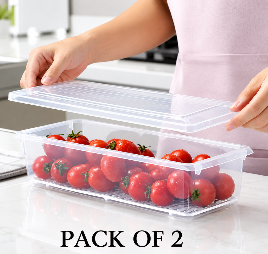 Fridge Storage Containers Box (Pack of 2)