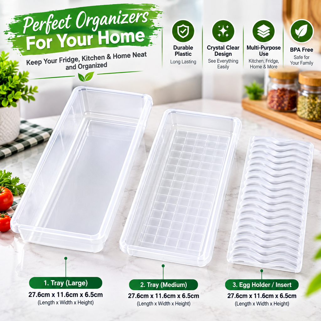 Fridge Storage Containers Box (Pack of 2)